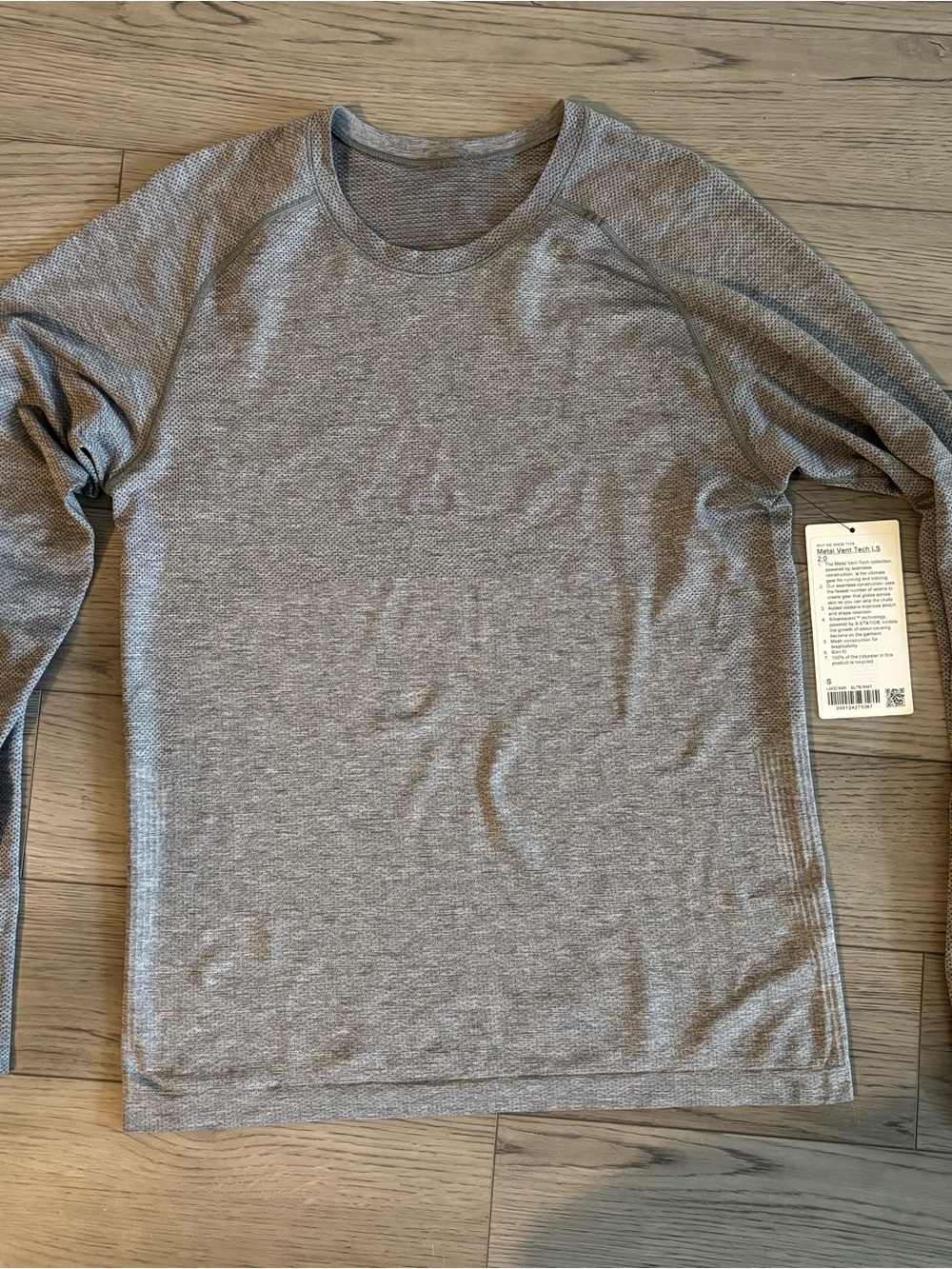 Men's Lululemon Long-Sleeve Crew Neck Shirt Metal Vent Tech LS 2.0 Size Small